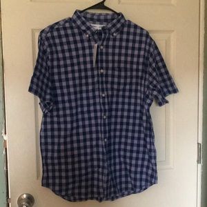 Old Navy Checkered Button Up Short